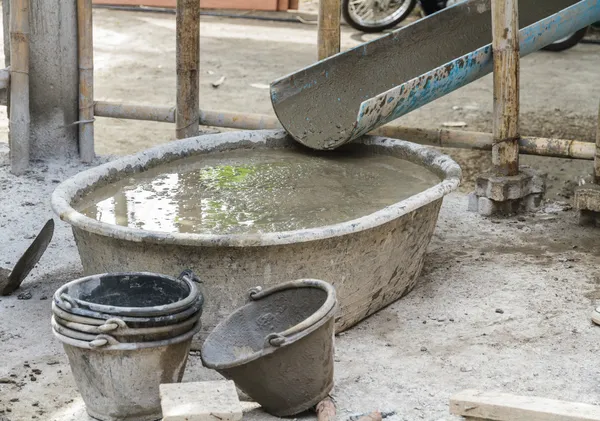 Bucket construction — Stock Photo, Image