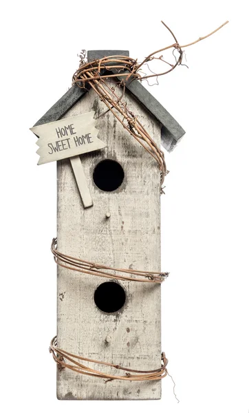Birdhouse, aislado en blanco — Foto de Stock