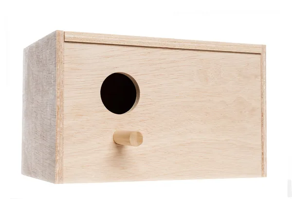 Birdhouse, isolata su bianco — Foto Stock