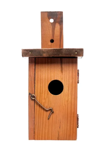 Birdhouse, na białym tle — Zdjęcie stockowe