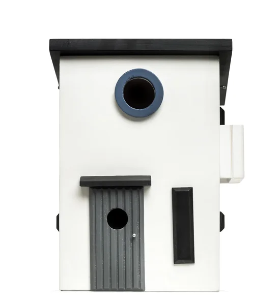 Birdhouse geïsoleerd op wit — Stockfoto