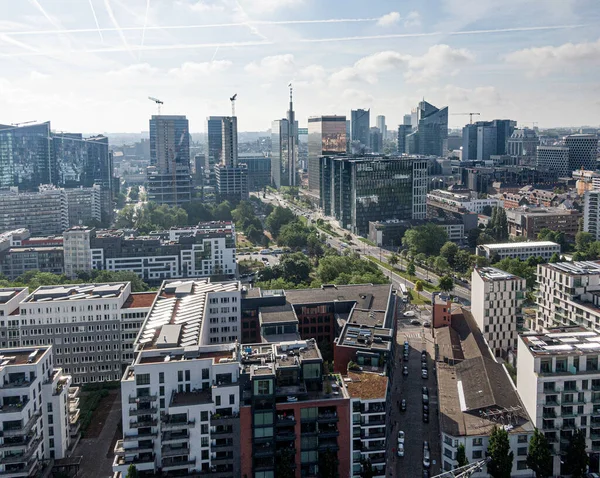 Bruksela Belgia Maja 2022 Krajobraz Miejski Miasta Bruksela Dzielnica Biurowa — Zdjęcie stockowe