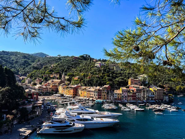 Portofino Italy July 8Th 2022 Beautiful Portofino Visual Pollution Large — Stock Photo, Image