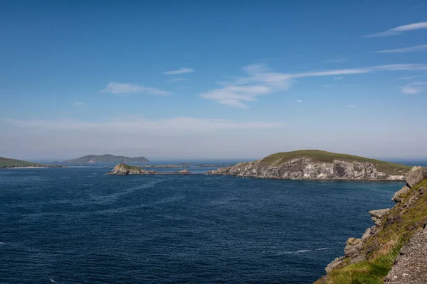 Vista Das Ilhas Blasket Partir Península Dingle Dingle Irlanda — Fotografia de Stock