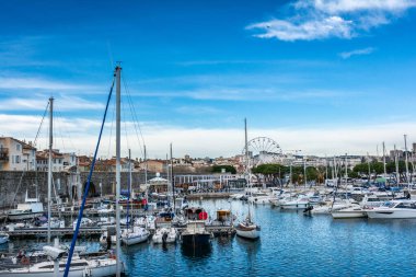 Antibes Limanı ve eski kasaba, Fransa