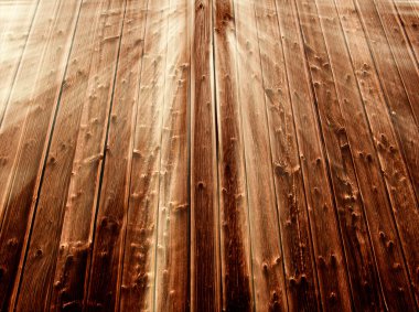 güneşli ahşap arka plan