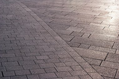 Street pavement in the sunlight clipart