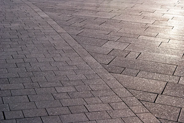 Pavimento de rua à luz do sol — Fotografia de Stock