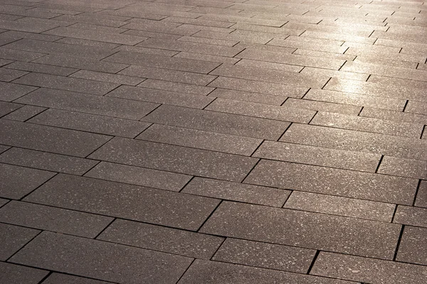 The street pavement in the sunshine — Stock Photo, Image