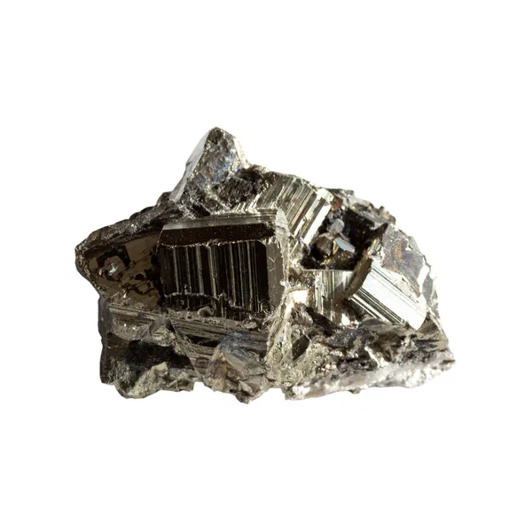 Sphalerit Mineral auf weißem Hintergrund — Stockfoto