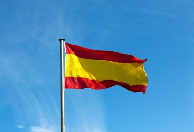 gökyüzü Rüzgar İspanyol bayrağı