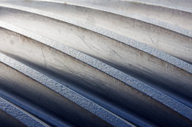 bir dişli metal iplik yakın çekim