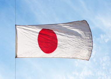 gökyüzü Rüzgar Japon bayrağı
