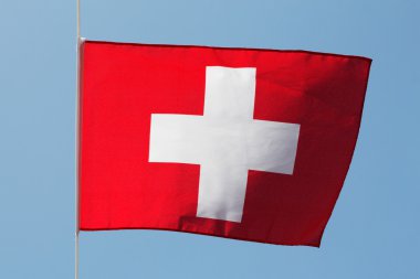 gökyüzü Rüzgar İsviçre bayrağı