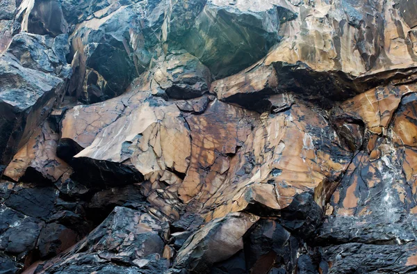 Pared de fondo de piedras rocosas —  Fotos de Stock