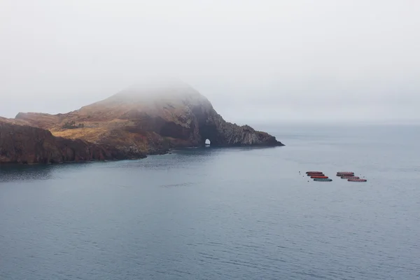 Cape san lorenzo v mlze — Stock fotografie