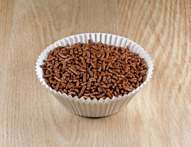 çikolata parçacıklı kağıt muffin Kupası