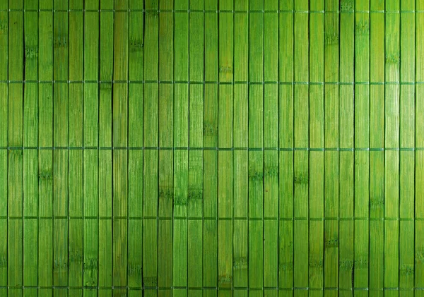 Background of a green straw mat — Stock Photo, Image