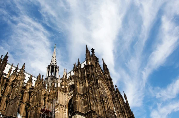 Cattedrale di Colonia contro il cielo blu — Foto Stock