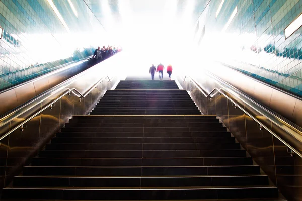 Trap in de metro steden van hamburg — Stockfoto