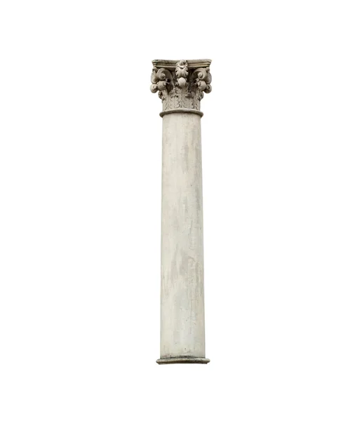 Column on a white background isolated — Stock Photo, Image