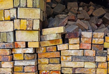  arka plan eski tuğla yığını