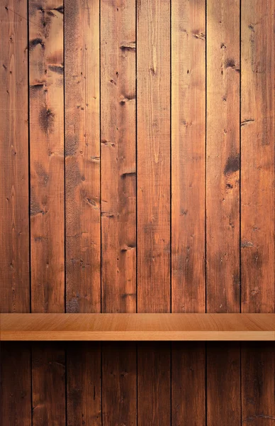 木制搁板 — 图库照片