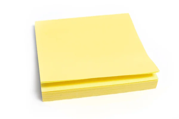 Bastone promemoria giallo — Foto Stock