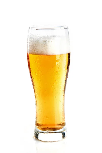 Glass with beer — Stock Photo, Image