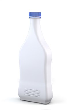 beyaz plastik şişe