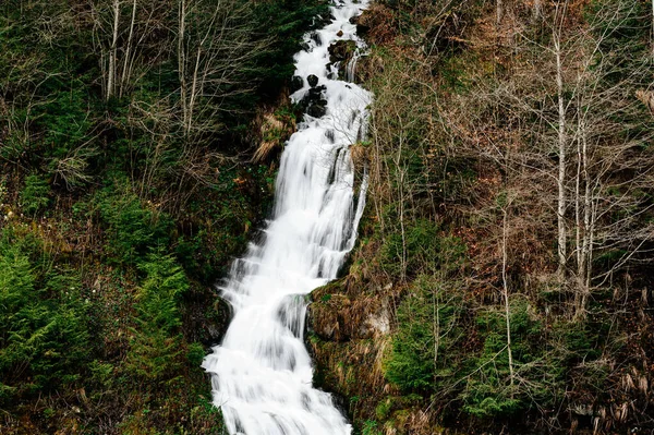 Cachoeira Kamyanets Synevyr Clareira Parque Nacional Ucrânia Synevyr Clareira Seus — Fotografia de Stock