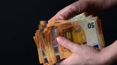 Elle para saymak, avroyu elden ele aktarmak, ekonomik ve muhasebe hesapları.