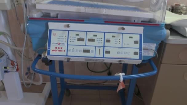 Dolyna, Ukraine July 13, 2021: incubators for newborns, — Stock Video