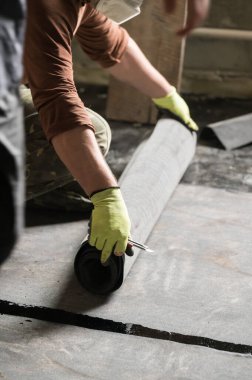 Yere su geçirmez ve reçine döşeme, beton perdelenmiş, endüstriyel ve onarım çalışmalarına su yalıtımı.