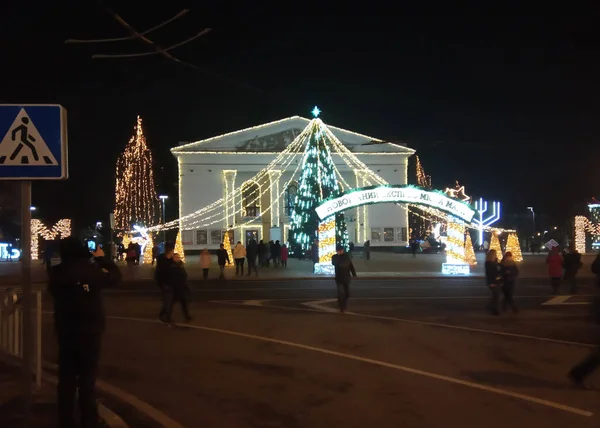 Mariupol Ukraine Décembre 2021 Mariupol Ukrainienne Nouvel Noël Avant Guerre — Photo