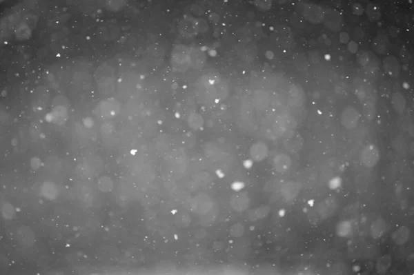 Falling Snowflakes Night Sky Background Isolated Post Production Overlay Graphic — Zdjęcie stockowe