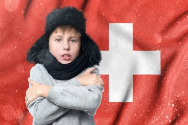 Switzerland and the gas winter crisis, high gas tariffs for the population, a European schoolboy boy is freezing in the winter heating period.