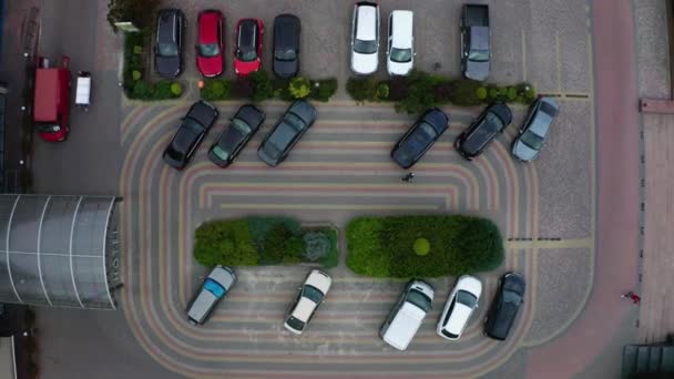 Iwano Frankowsk Ukraina Września 2020 Parking Pobliżu Hotelu Nadiya Samochody — Wideo stockowe