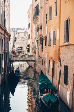 Italy. Venice. 09.07.2022 Venice Grand Canal. People float on gondolas. City view, travel