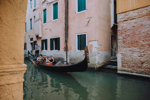 Italy. Venice. 09.07.2022 Venice Grand Canal. People float on gondolas, gondoliers. View of the city, travel, tourists