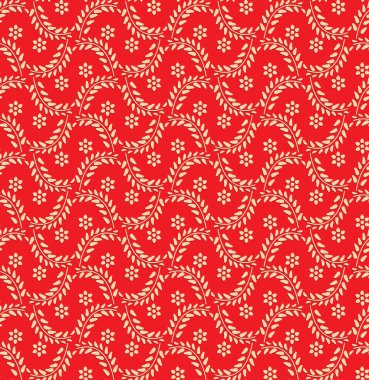 Kırmızı ve altın duvar kağıdı