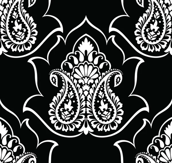 Traditional paisley wallpaper — Stock Vector