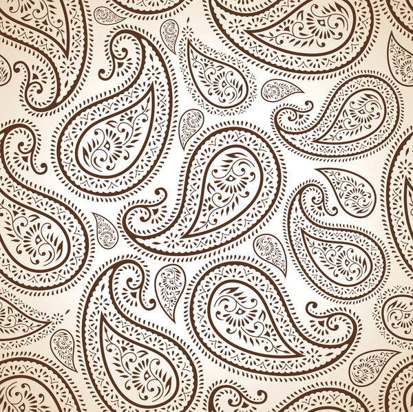 Бесшовный Пейсли фон и обои
