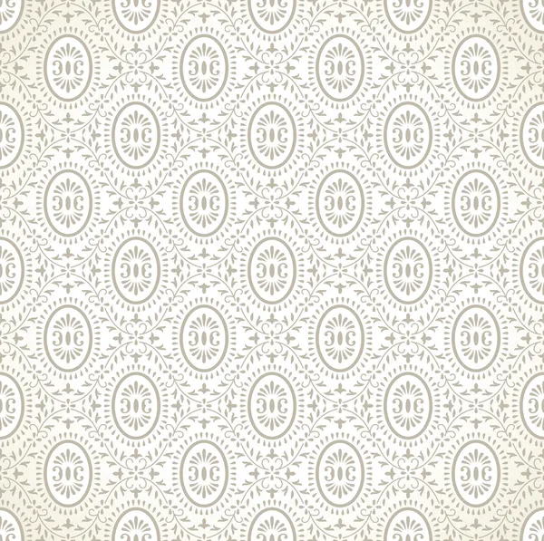 Seamless traditional golden wallpaper — Stock Vector