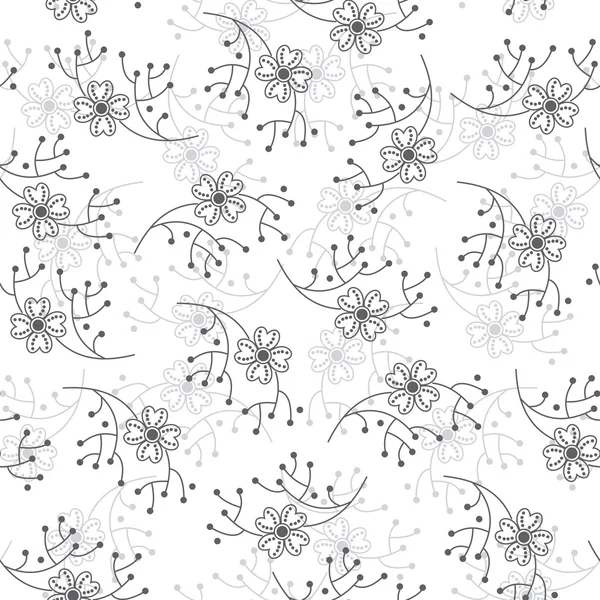 Fondo de flores de lujo para la tela — Vector de stock