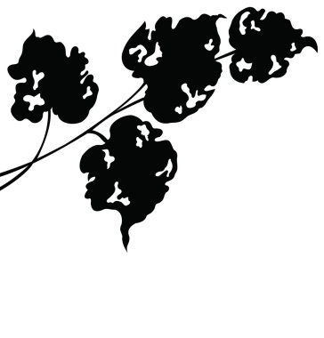 vektör soyut yaprakları demet