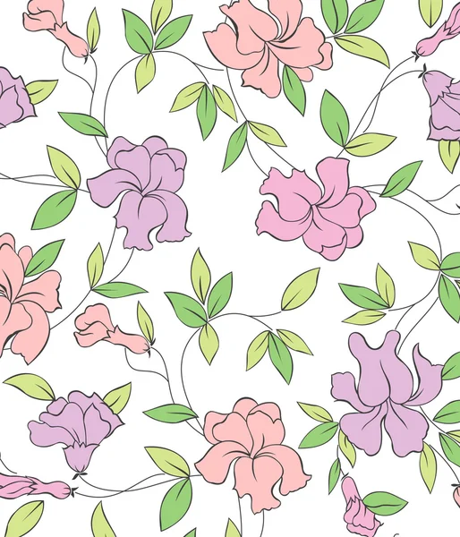 Fondo de flores abstracto — Vector de stock