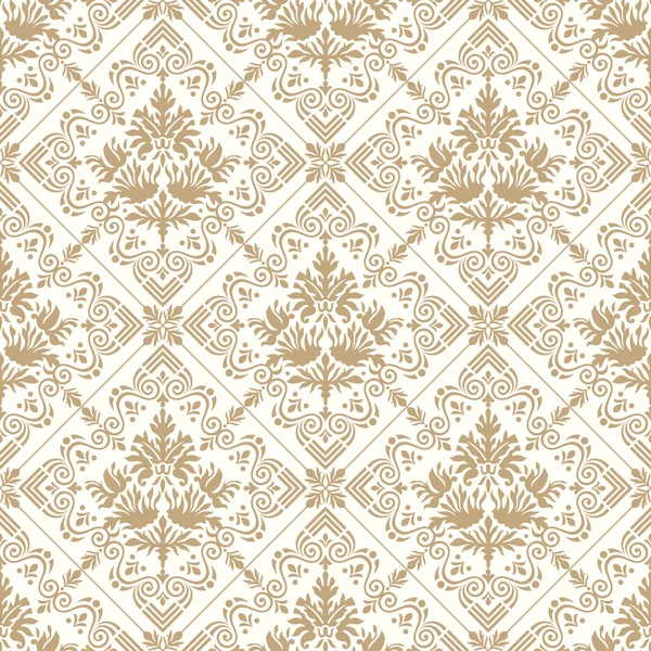 Seamless royal golden wallpaper — Wektor stockowy