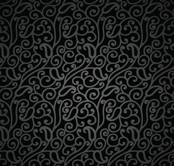 Seamless Swirly-Paisley wallpaper — Stock Vector
