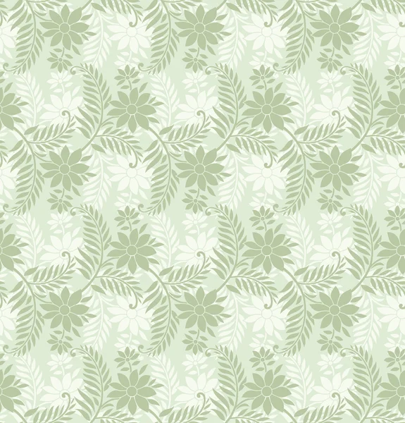 Fondo floral sin costuras — Vector de stock